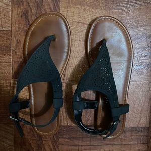 Black sandals
